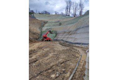 Avance trabajos Línea Alta Velocidad León-Asturias. Variante Pajares. Tramo Sotiello -Campomanes. UTE Pantalla 1 (ASCH) Responsabilidad Social y Medioambiental.