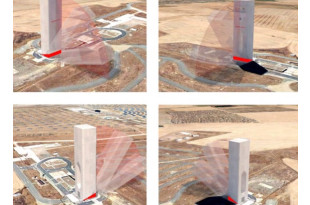 Proyecto de demolición mediante perforación y voladura de torre de concentración de 66 m de altura en la Planta Solar en Sanlucar La Mayor (Sevilla)